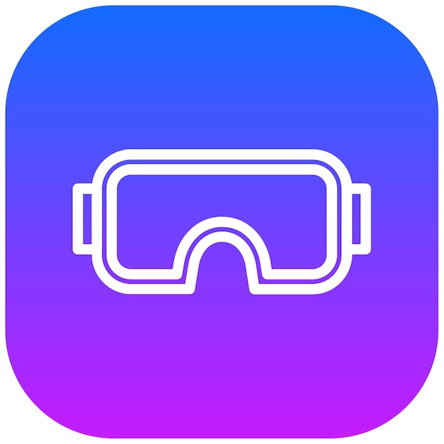 Ilustración vectorial de las gafas Vr
