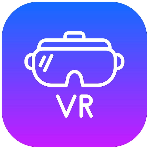 Ilustración vectorial de las gafas Vr