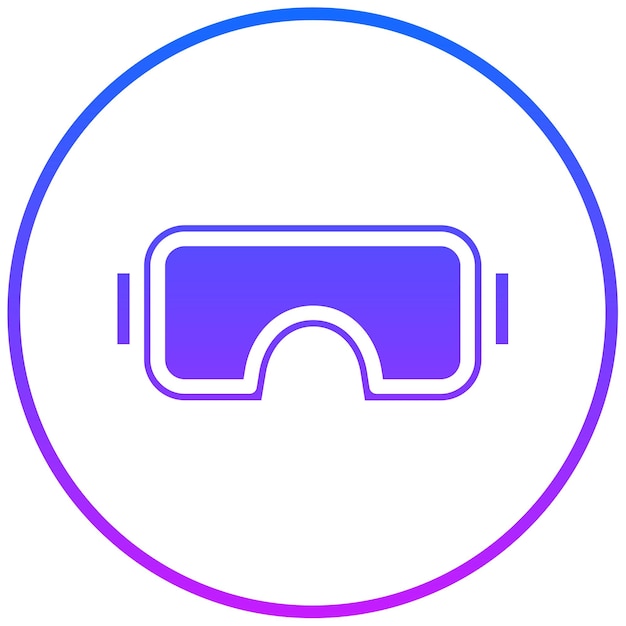 Ilustración vectorial de las gafas Vr