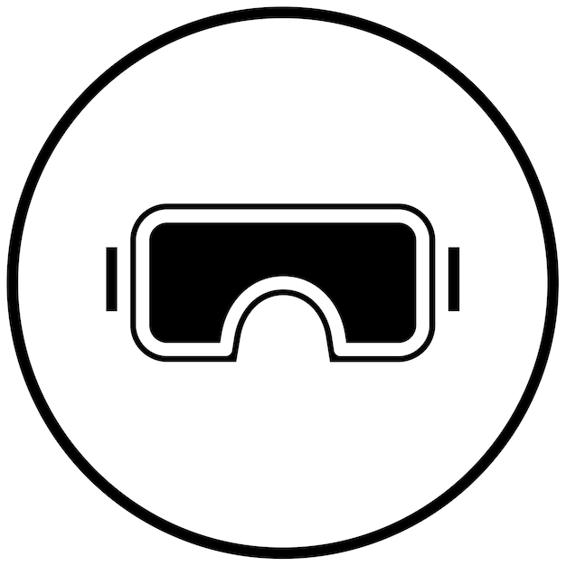 Ilustración vectorial de las gafas Vr