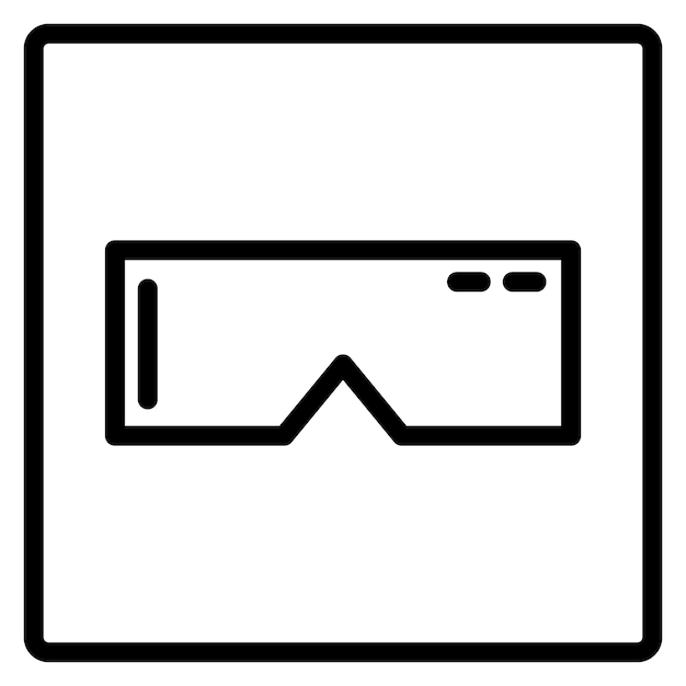 Ilustración vectorial de las gafas Vr