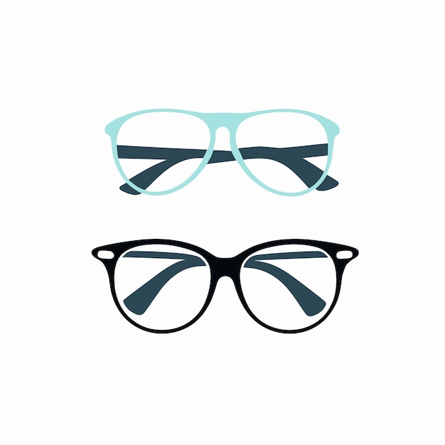 Ilustración vectorial de las gafas