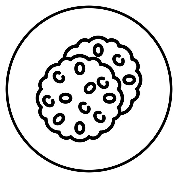 Ilustración vectorial de las galletas