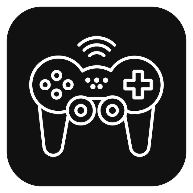 Ilustración vectorial para el gamepad