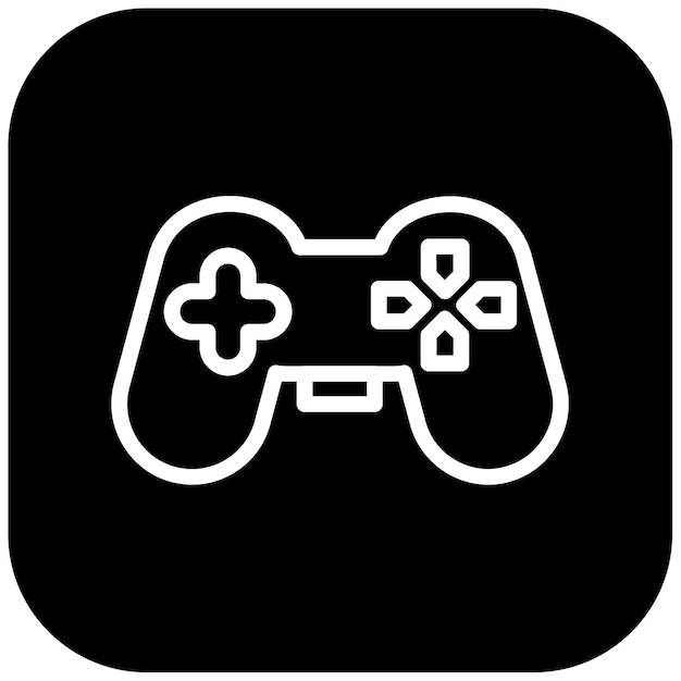 Ilustración vectorial para el gamepad