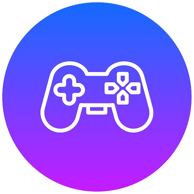 Ilustración vectorial para el gamepad