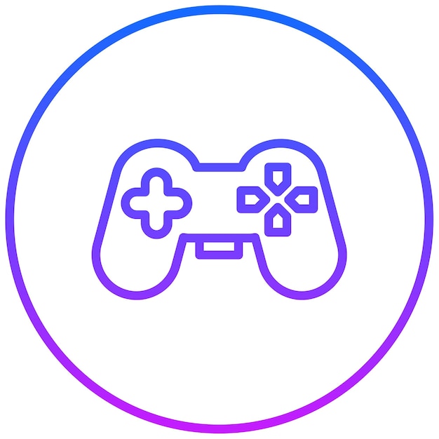 Ilustración vectorial para el gamepad