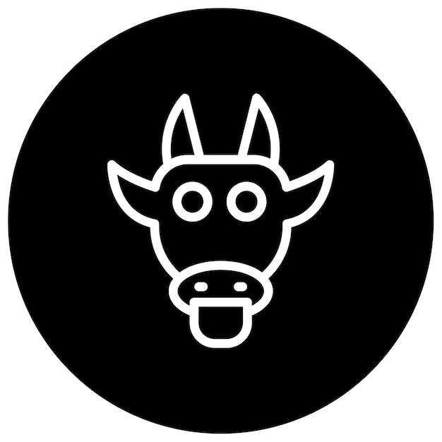 Ilustración vectorial de ganado