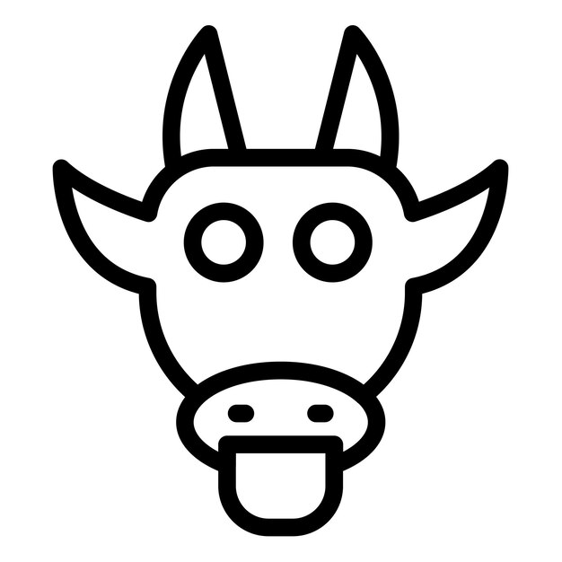 Ilustración vectorial de ganado