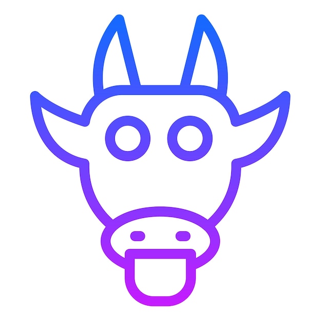 Ilustración vectorial de ganado