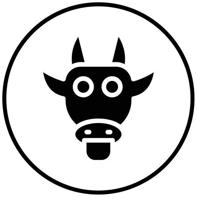 Ilustración vectorial de ganado