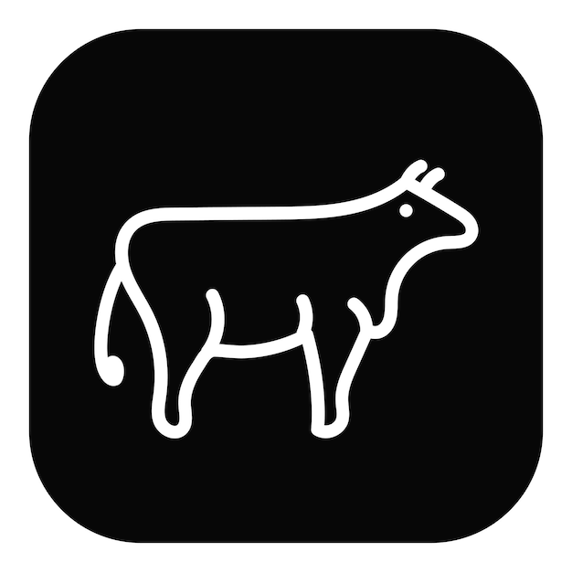Ilustración vectorial de ganado