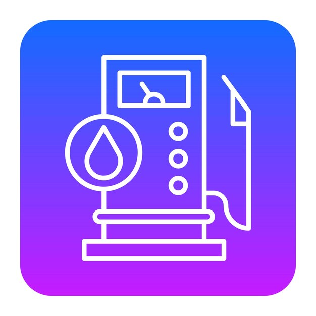 Ilustración vectorial de la gasolina