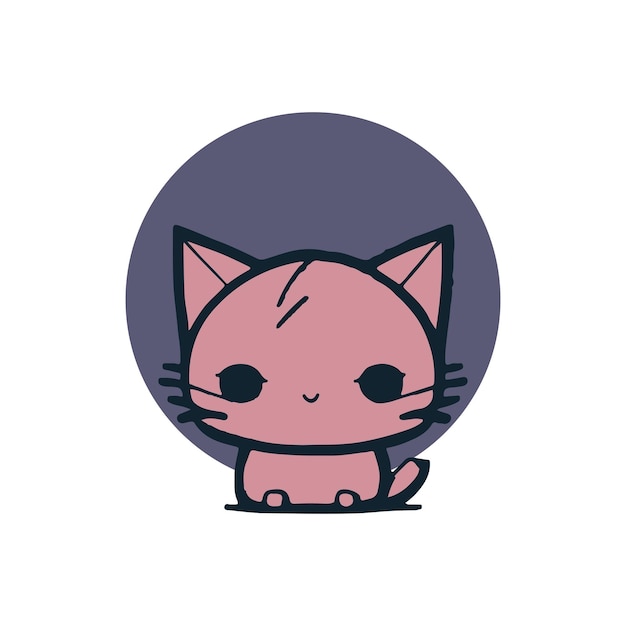 Ilustración vectorial de gatos