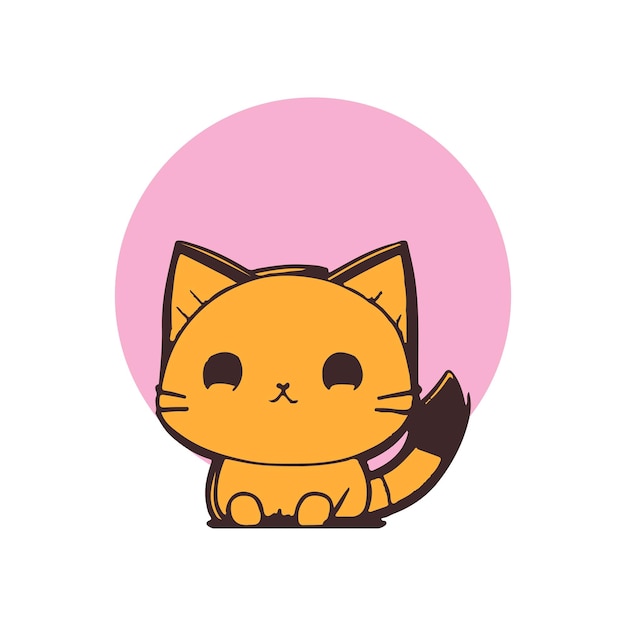 Ilustración vectorial de gatos