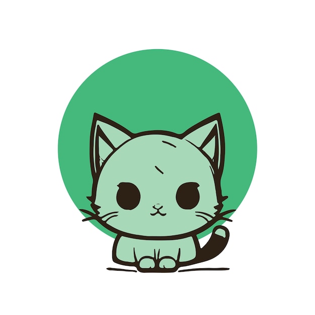 Ilustración vectorial de gatos