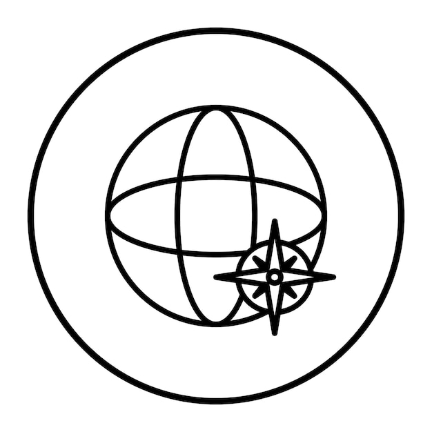 Ilustración vectorial de la geografía