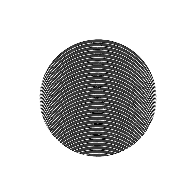 Ilustración vectorial geométrica abstracta con elementos distintivos