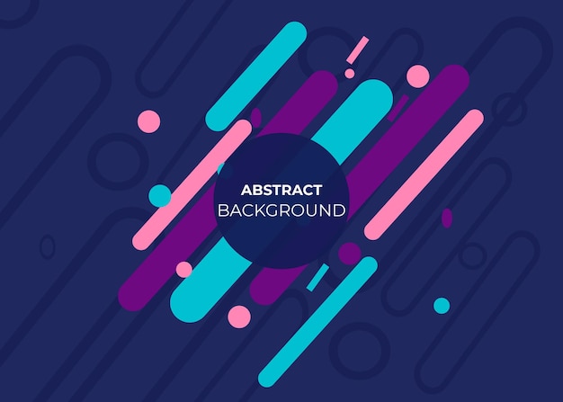 Ilustración vectorial geométrica abstracta de fondo de color azul y blanco
