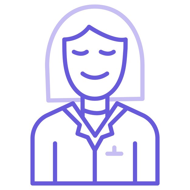 Ilustración vectorial del gerente femenino