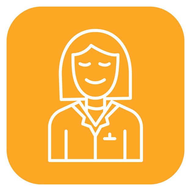 Ilustración vectorial del gerente femenino