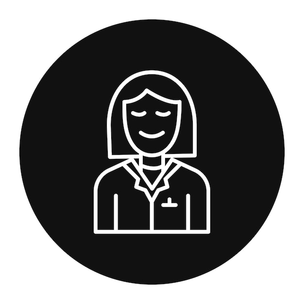 Ilustración vectorial del gerente femenino