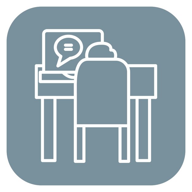 Ilustración vectorial de gestión de chat