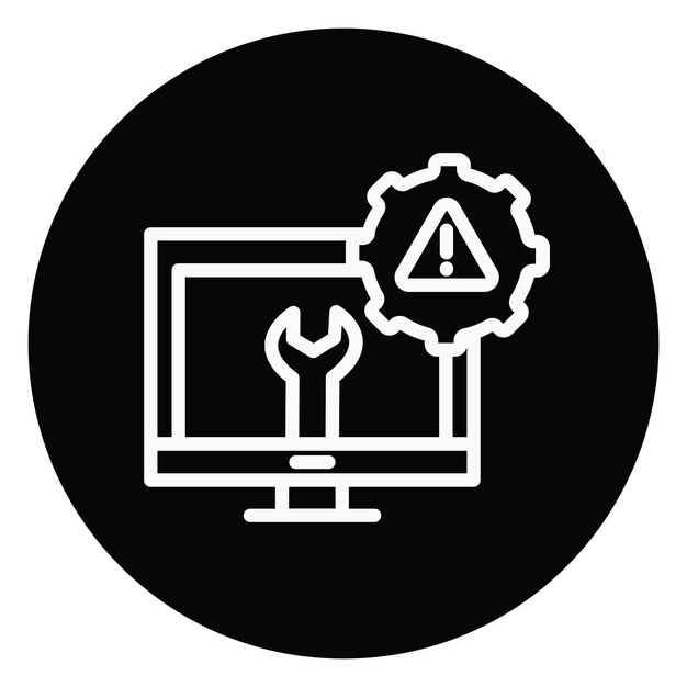 Ilustración vectorial de gestión de la configuración