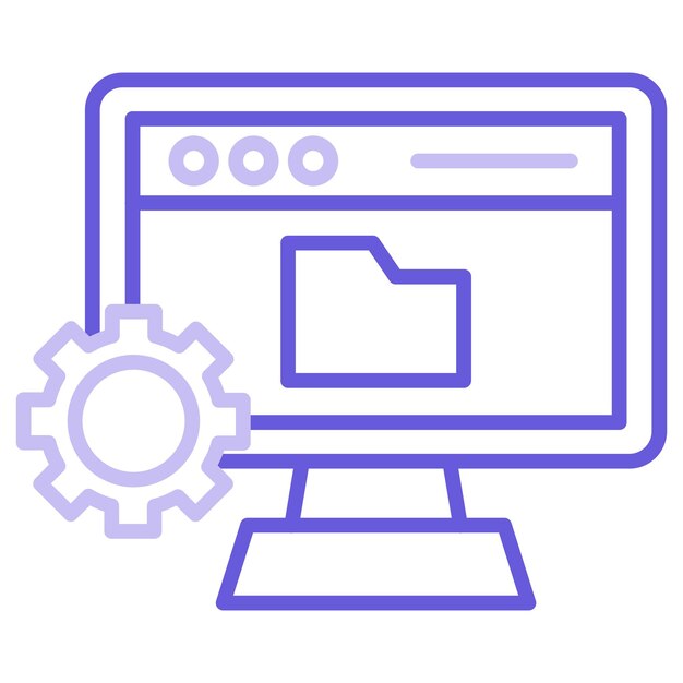 Ilustración vectorial de gestión de documentos