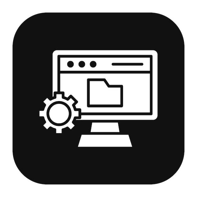 Ilustración vectorial de gestión de documentos