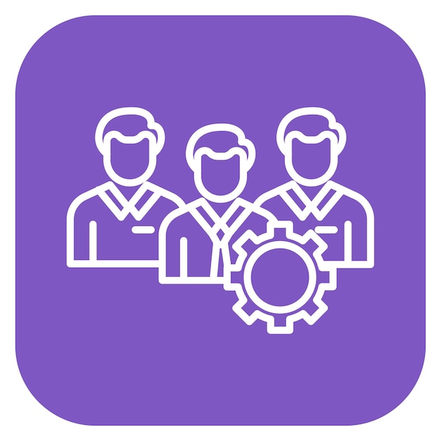 Ilustración vectorial de gestión de equipos