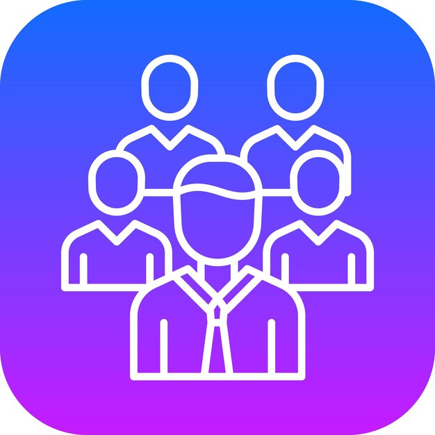 Ilustración vectorial de gestión de equipos
