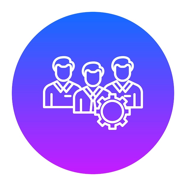 Ilustración vectorial de gestión de equipos