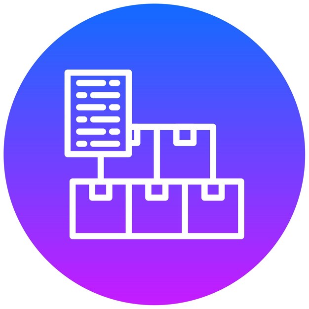 Ilustración vectorial de gestión de inventarios