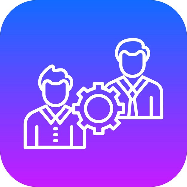 Ilustración vectorial de la gestión del personal