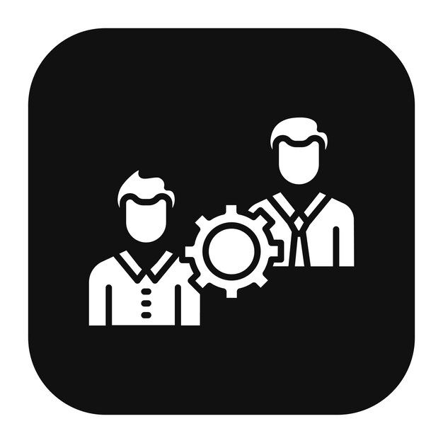 Ilustración vectorial de la gestión del personal