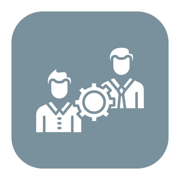 Ilustración vectorial de la gestión del personal