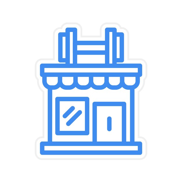 Ilustración vectorial del gimnasio