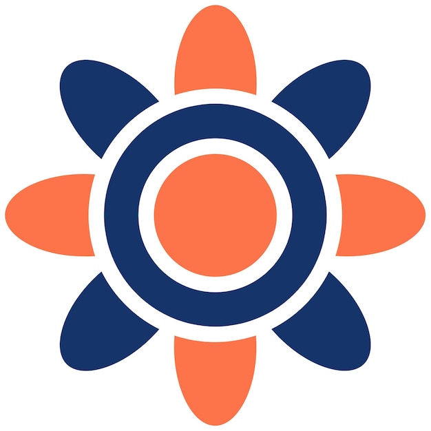 Ilustración vectorial de girasol