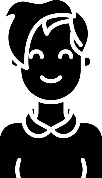 Ilustración vectorial de glifo sólido del camión de campaña electoral