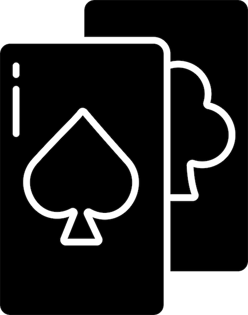 Ilustración vectorial de glifo sólido de Jack Negro