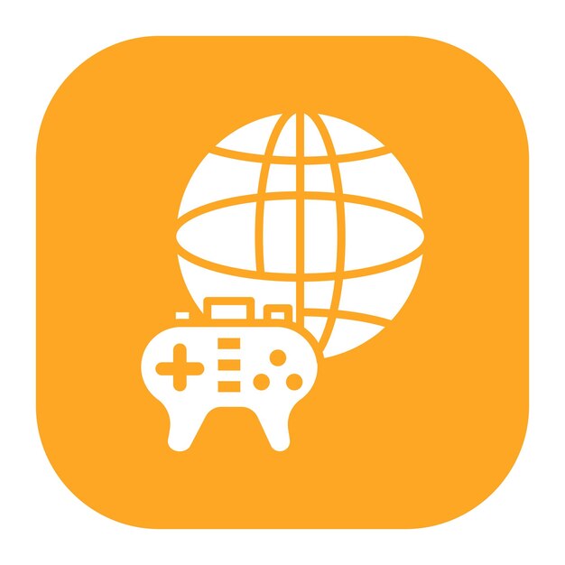 Ilustración vectorial global de juegos