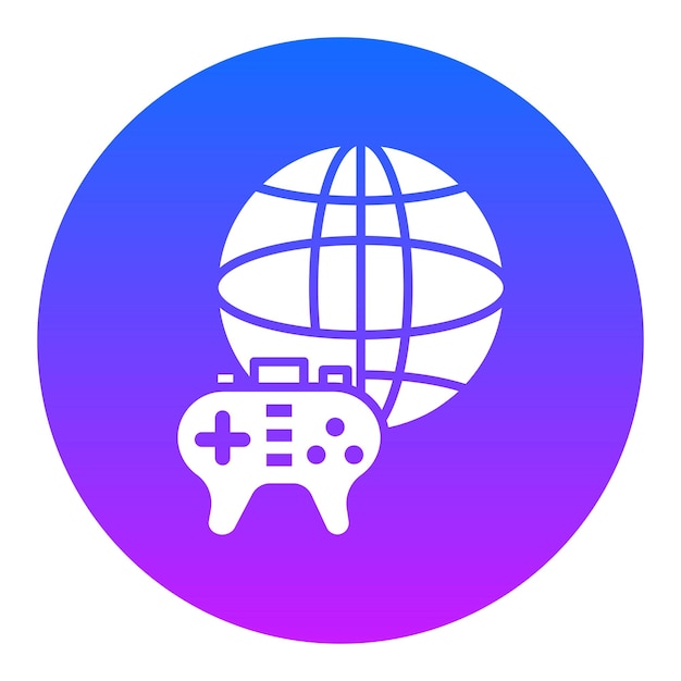 Ilustración vectorial global de juegos