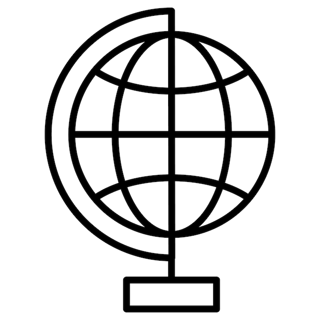 Ilustración vectorial del globo