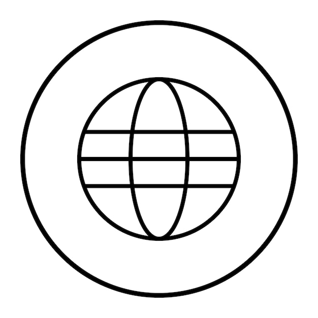 Ilustración vectorial del globo