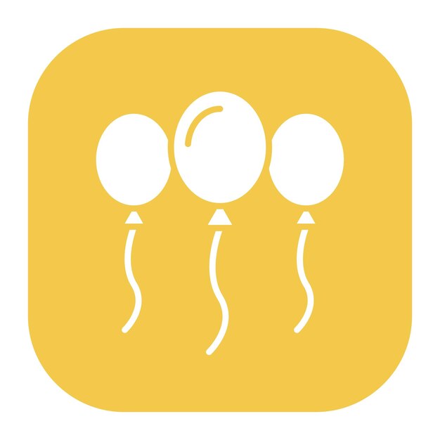 Ilustración vectorial de los globos
