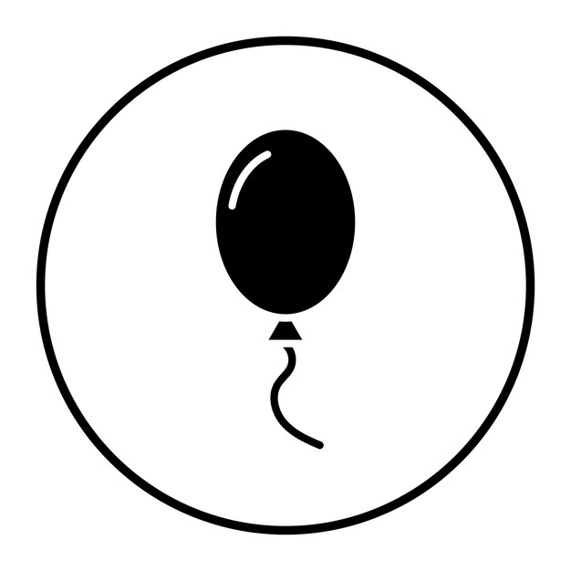 Ilustración vectorial de los globos