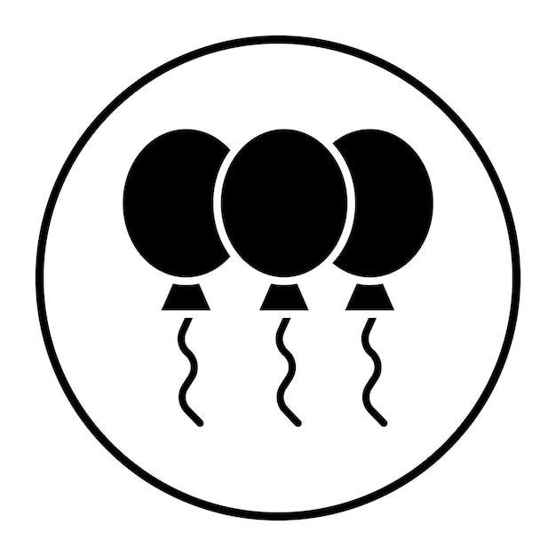 Ilustración vectorial de los globos