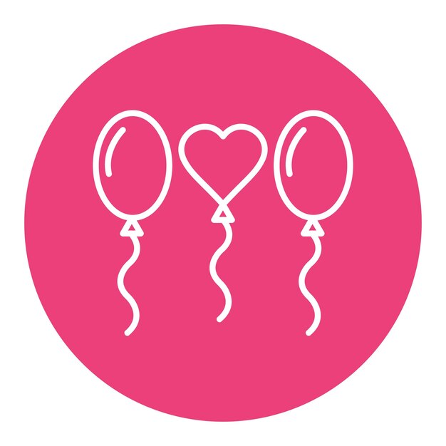 Ilustración vectorial de los globos