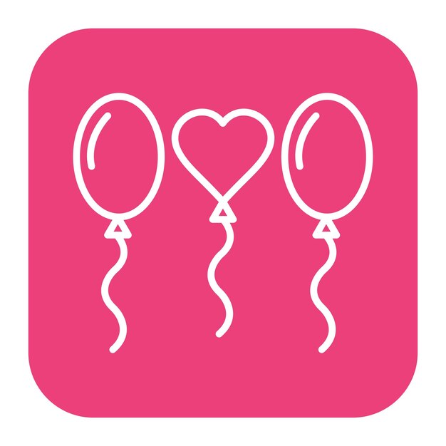 Ilustración vectorial de los globos